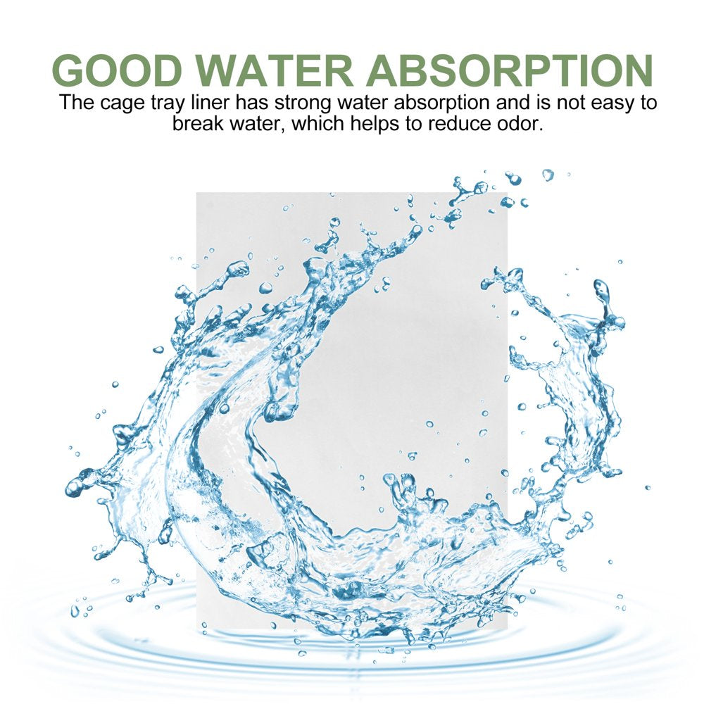 Hemoton Cage Bird Liner Pet Mat Pee Pads Diaper Parakeet Parakeets Cages Cage Liner Disposable Rabbit Sheets Hamster Bunny Pad Animals & Pet Supplies > Pet Supplies > Dog Supplies > Dog Diaper Pads & Liners Hemoton   