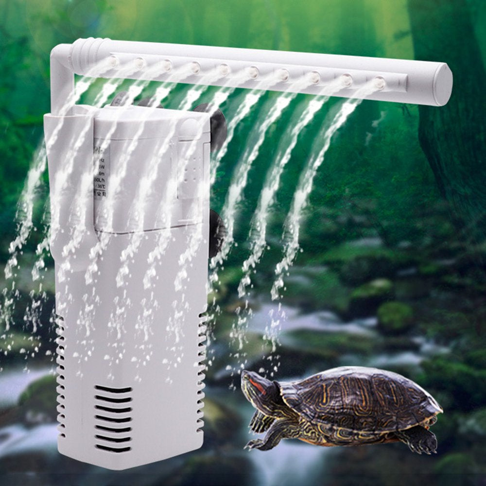 Ruijy Mini Turtle Fish Tank Aquarium Submersible Water Oxygen Pump Internal Filter Animals & Pet Supplies > Pet Supplies > Fish Supplies > Aquarium Filters RuiJY   