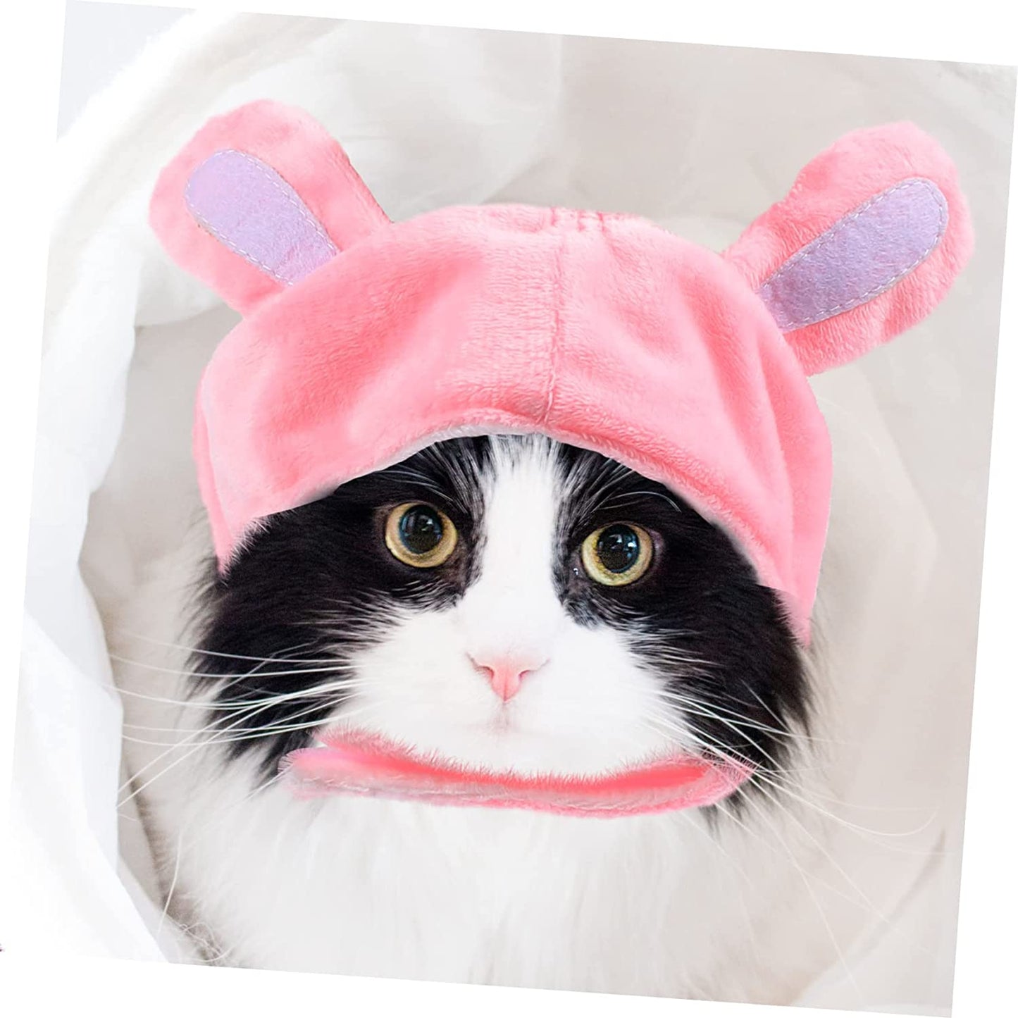 Balacoo 4Pcs Dog Costume Hat Cosplay in Dogs - for Accessories Year Party Cats Warm Pink Favor Bunny Kitten Accessory Dress Easter Rabbit up New Headwear Ears Puppy Headgear Small and Xs Animals & Pet Supplies > Pet Supplies > Dog Supplies > Dog Apparel Balacoo   