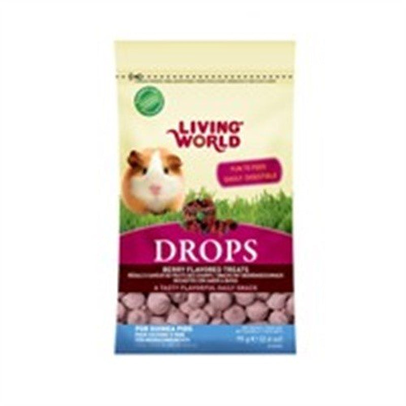 RC Hagen 60406 Living World DROPS Guinea Pig Treat, 2. 6 Oz, Field Berry Animals & Pet Supplies > Pet Supplies > Small Animal Supplies > Small Animal Treats Living World   