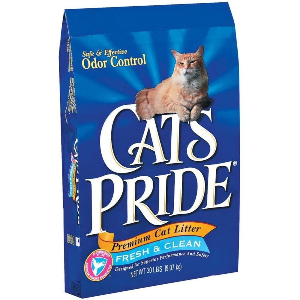 Cat'S Pride Fresh & Clean Scented Non-Clumping Cat Litter, 20-Pound Bag Animals & Pet Supplies > Pet Supplies > Cat Supplies > Cat Litter Oil Dri Corporation of America   