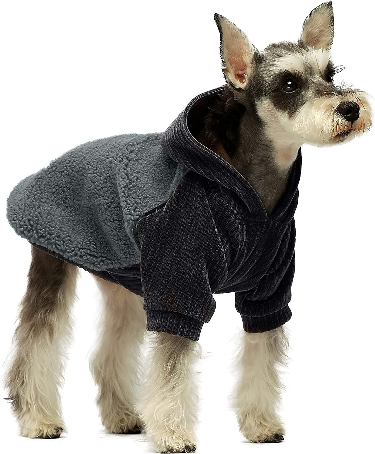 Fitwarm Velvet Thermal Dog Coat Puppy Winter Clothes Pet Jacket Cat Hoodie Outfits Pullover Doggie Sweatshirt Large Animals & Pet Supplies > Pet Supplies > Dog Supplies > Dog Apparel Fitwarm   