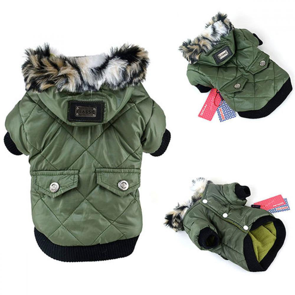 Pet Hooded Coat Puppy Dog Cat Chihuahua Winter Hoodie Jacket Jumpsuit Apparel Animals & Pet Supplies > Pet Supplies > Cat Supplies > Cat Apparel Dragonus   