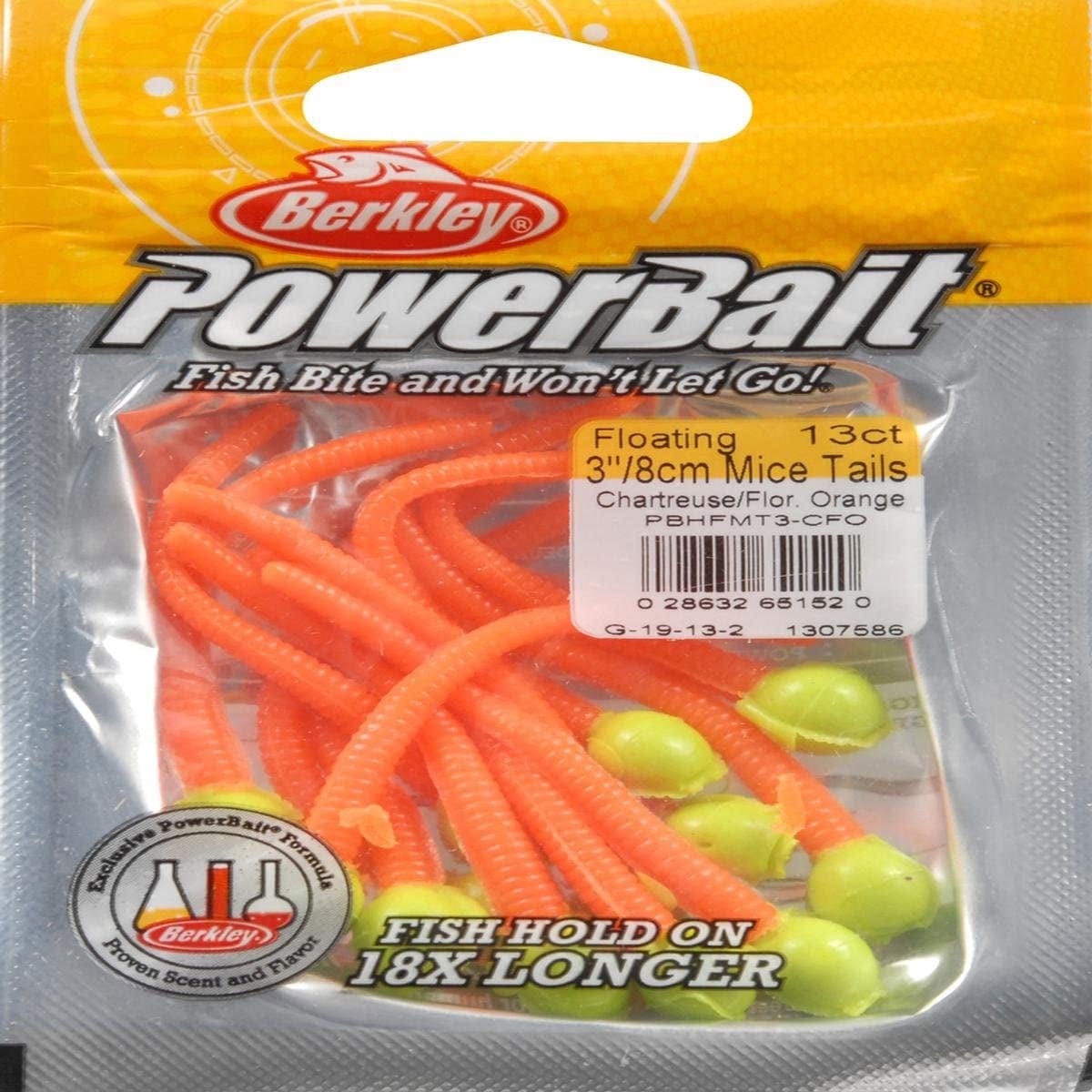 Berkley PowerBait® Mice Tails Red/Chartreuse - TroutShop