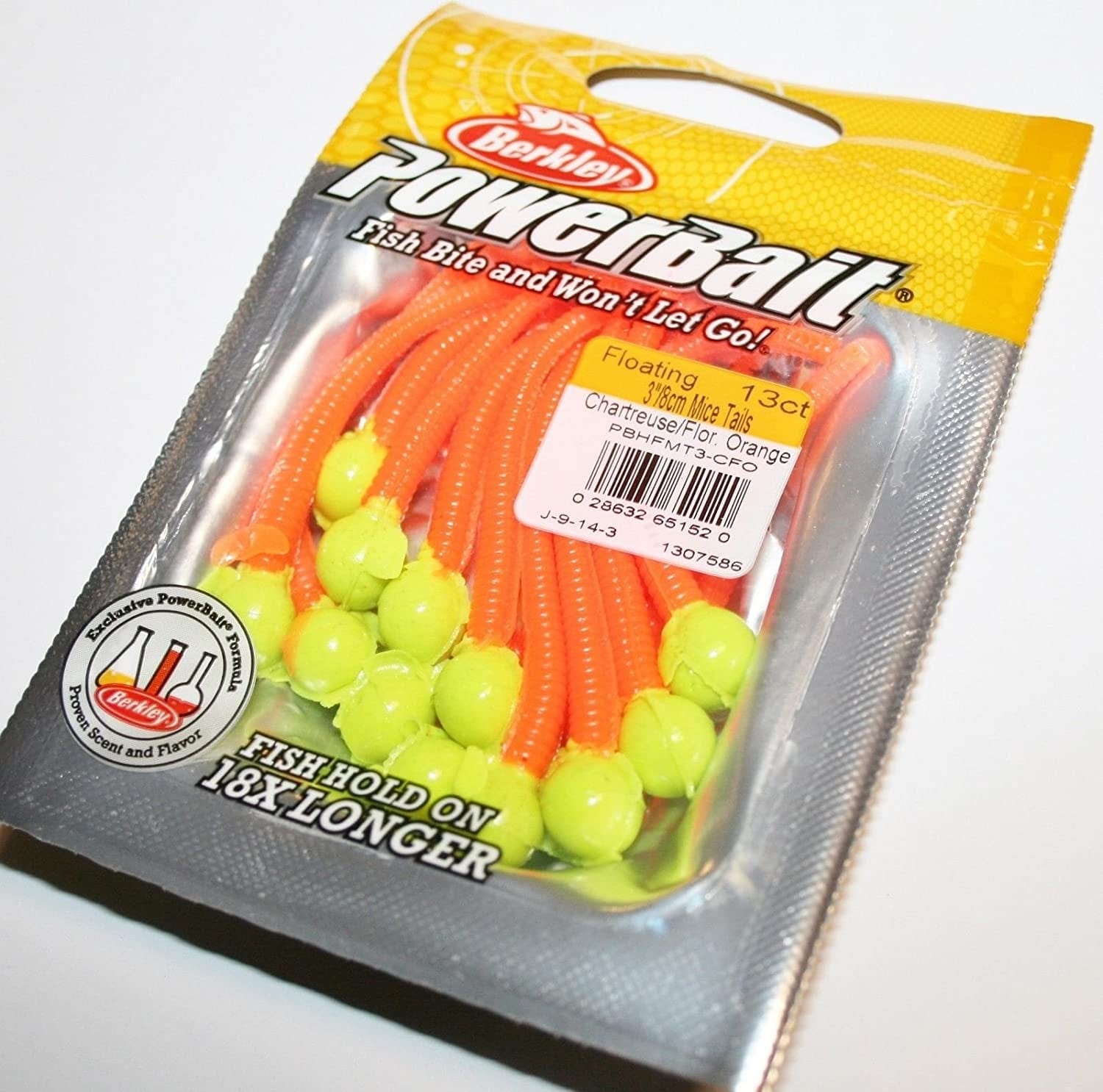 Berkley Powerbait Mice Tails Floating Trout Worm Power Egg 13 ct Select  Color