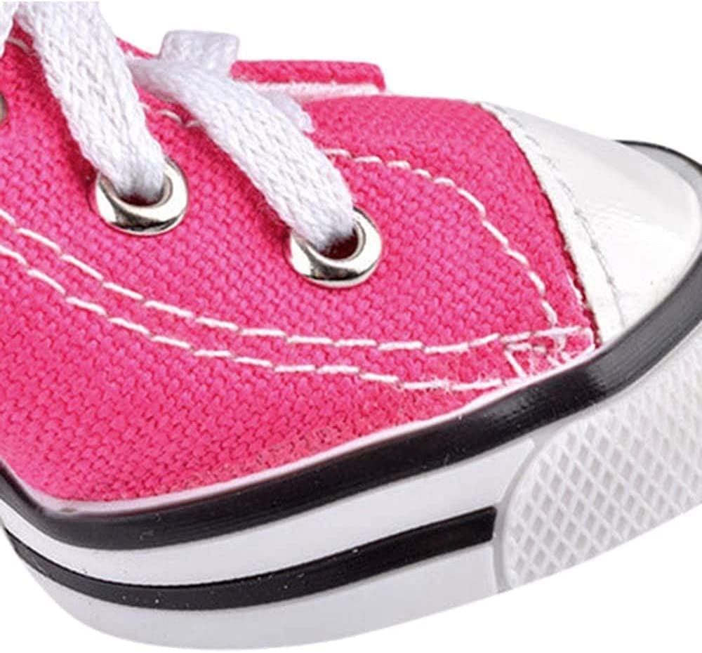 BESUNTEK Pet Dog Shoes, Puppy Canvas Sport Shoes Sneaker Boots, Non Slip Causal Shoes Dog & Cat Paw Protective Cover for Outdoor Walking, Sports and Hot Pavement, 4Pcs Animals & Pet Supplies > Pet Supplies > Dog Supplies > Dog Apparel BESUNTEK   