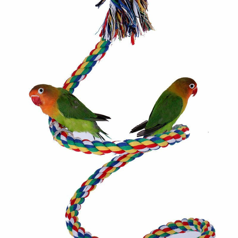 Beinou Pets Parrot Hanging Swing Chew Toy Rope Bite Toys for Bird Budgies Parakeet Rope Animals & Pet Supplies > Pet Supplies > Bird Supplies > Bird Toys Beinou   