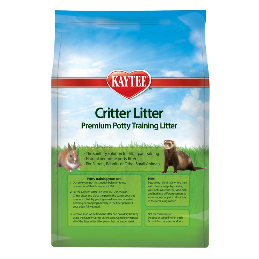 Kaytee Critter Litter Small Animal Premium Potty Training Litter, 4 Pound Animals & Pet Supplies > Pet Supplies > Small Animal Supplies > Small Animal Bedding Central Garden and Pet   