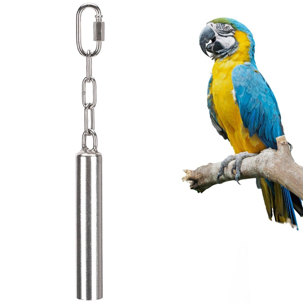 Tebru Stainless Steel Bird Bell Squirrel Bells, Bird Bell Toys, Macaws for Parrot