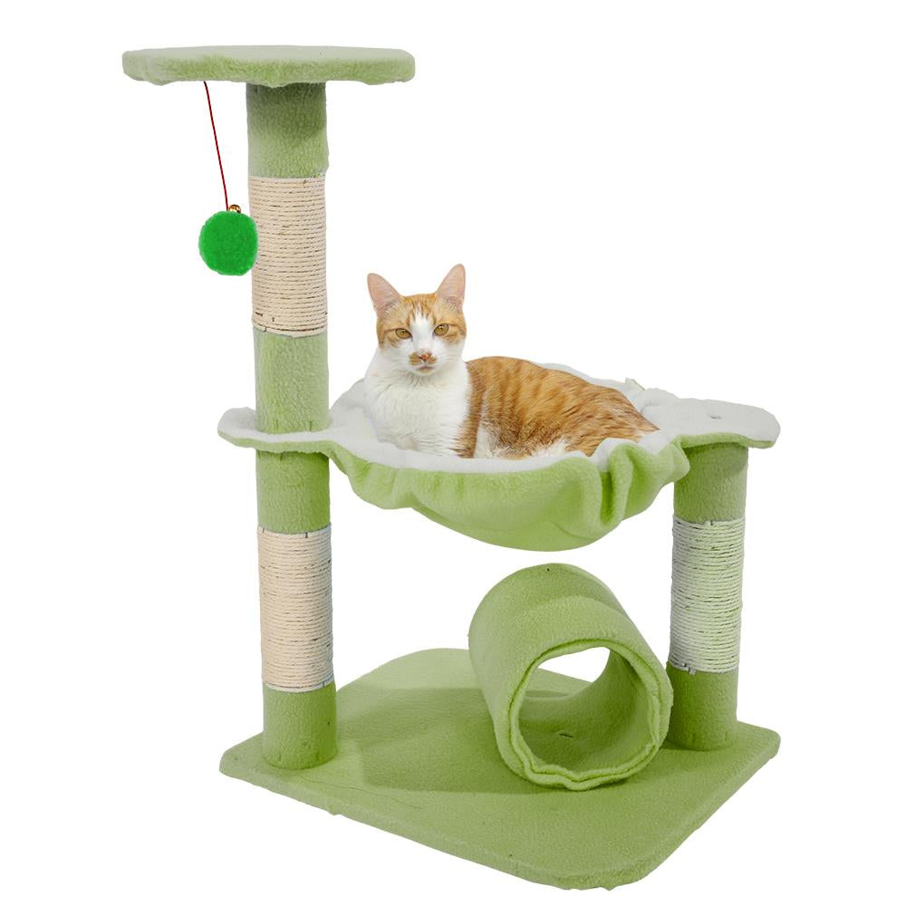 Ktaxon 28" Cat Tree Tower Condo Furniture Kitten Hammock Green