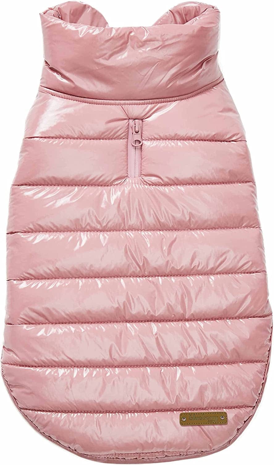 Blueberry Pet Cozy & Comfy Windproof Lightweight Quilted Fall Winter Glossy Dog Puffer Jacket in Mauve Pink, Back Length 12.5", Size 10, Warm Coat for Small Dogs Animals & Pet Supplies > Pet Supplies > Dog Supplies > Dog Apparel Blueberry Pet Mauve Pink Size 20 (Pack of 1) 