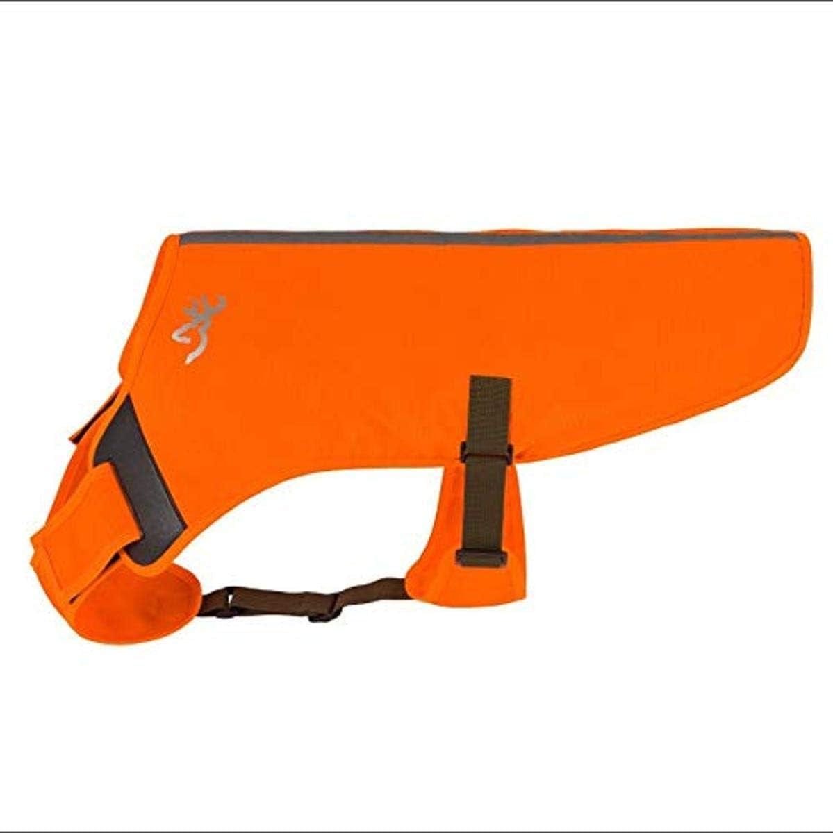 Browning Pet Vests, Hi Vis Orange, Adjustable Hunting Safety for Dogs Animals & Pet Supplies > Pet Supplies > Dog Supplies > Dog Apparel Signature Products Group (SPG) Large  