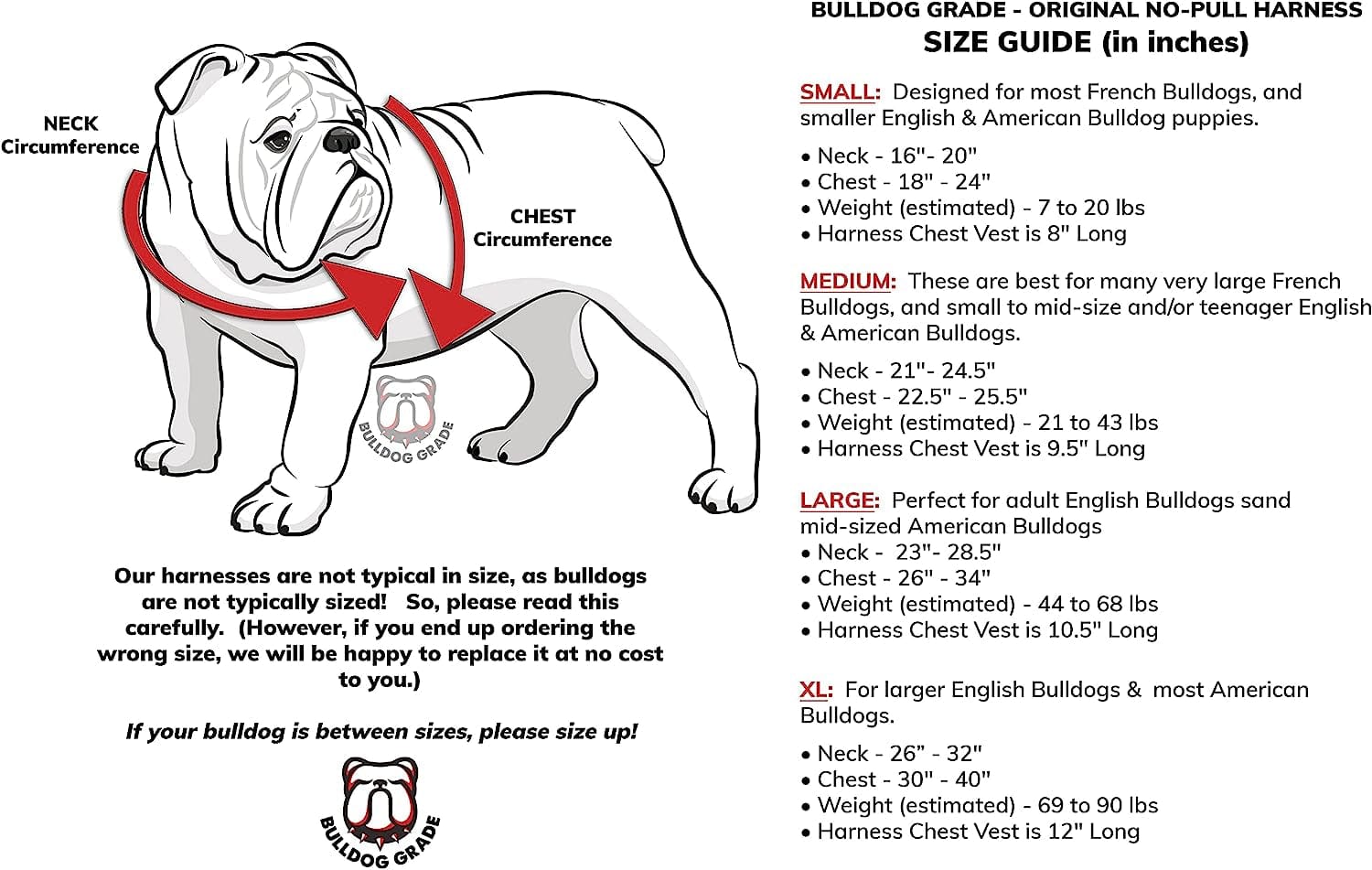 Bulldog Grade No Pull Dog Harness - Custom Fit, Reflective Vest Harnesses with Handle Designed for English Bulldogs, French Bulldogs, and American Bulldogs (Small, Canine Khaki Camo) Animals & Pet Supplies > Pet Supplies > Dog Supplies > Dog Apparel Bulldog Grade   