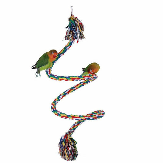 Beinou Pets Parrot Hanging Swing Chew Toy Rope Bite Toys for Bird Budgies Parakeet Rope Animals & Pet Supplies > Pet Supplies > Bird Supplies > Bird Toys Beinou   