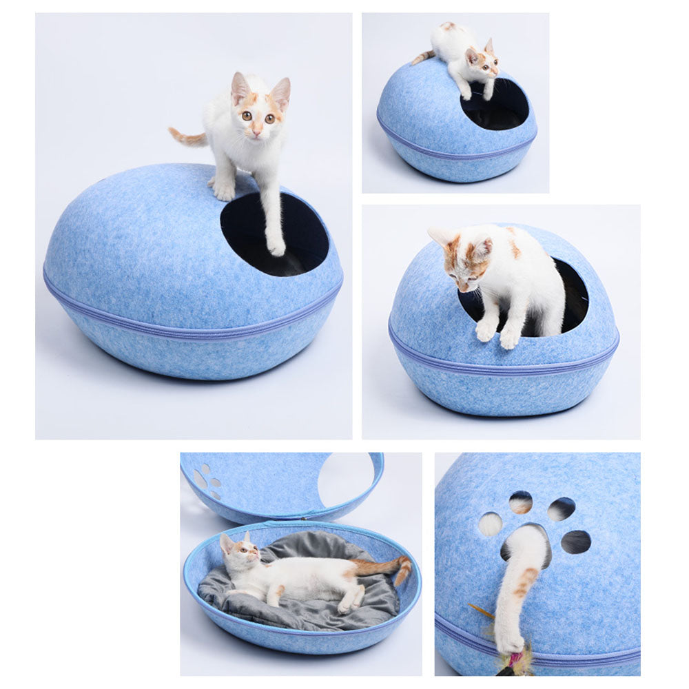 Tickas Cat Cave Large Capacity Cat Beds House for Indoor Cats Kittens Pets Animals & Pet Supplies > Pet Supplies > Cat Supplies > Cat Beds Tickas   