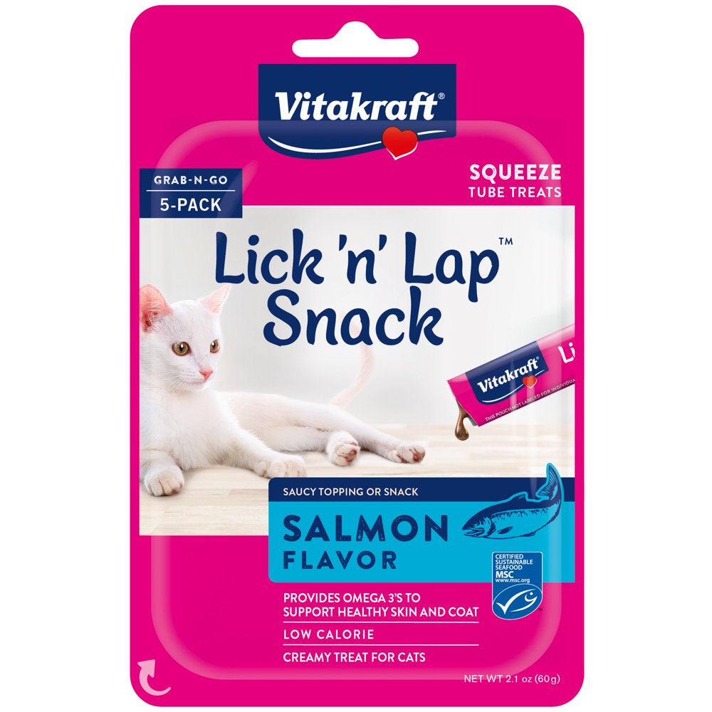 Vitakraft Lick 'N' Lap Creamy Lickable Cat Treat - Chicken Flavor, 20 Pack Animals & Pet Supplies > Pet Supplies > Cat Supplies > Cat Treats Vitakraft Salmon  