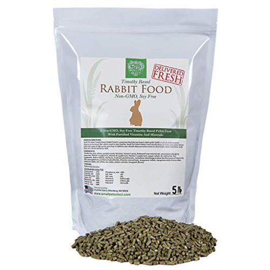 Small Pet Select-Premium Rabbit Pellet Food, Non-Gmo, Soy Free. Local Ingredients in Pacific Northwest, 5Lb, Green (5Lbrbtnongmo) Animals & Pet Supplies > Pet Supplies > Small Animal Supplies > Small Animal Food Small Pet Select   