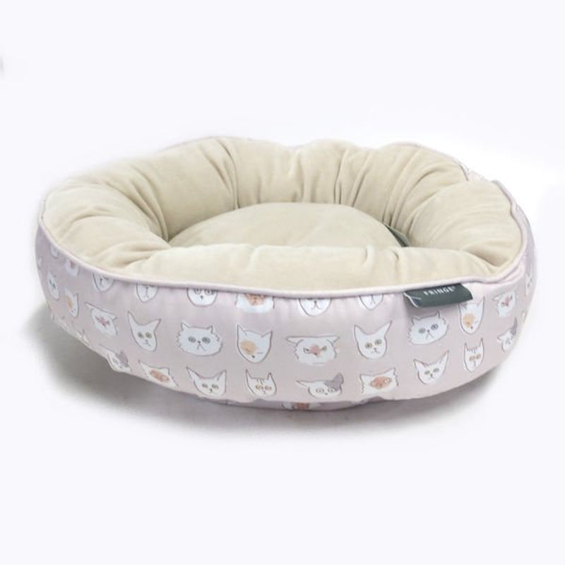 Fringe Studio Pet Bed round Cuddler Doodle Cat- 18" X 6" Animals & Pet Supplies > Pet Supplies > Cat Supplies > Cat Beds Fringe   