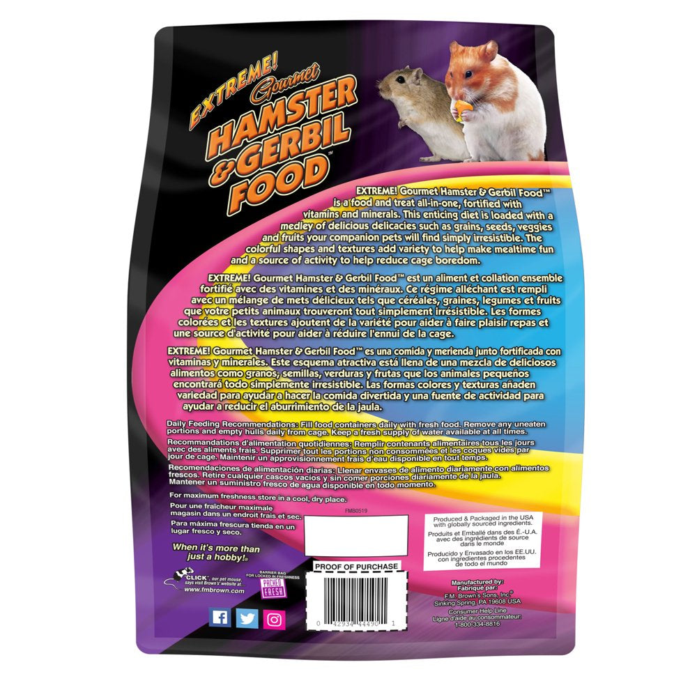 Extreme! Gourmet Hamster and Gerbil Food, 3 Lb. Bag Animals & Pet Supplies > Pet Supplies > Small Animal Supplies > Small Animal Food F.M. Brown's Sons, Inc.   