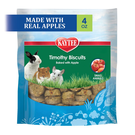 Kaytee Timothy Biscuits Baked Treat, Apple, 4 Oz Animals & Pet Supplies > Pet Supplies > Small Animal Supplies > Small Animal Treats Central Garden and Pet   
