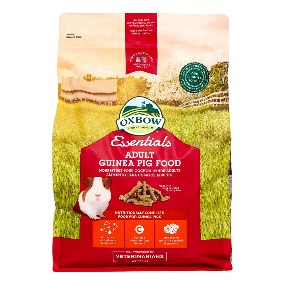 Oxbow Essentials Cavy Cuisine Adult Guinea Pig Dry Food, 5 Lbs. Animals & Pet Supplies > Pet Supplies > Small Animal Supplies > Small Animal Food Mars Petcare   