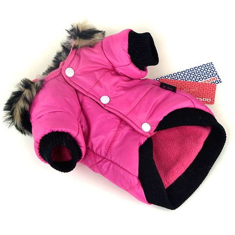 Small Pet Puppy Warm Winter Sweater Hoodie Clothes Doggy Cat Waterproof Thick Coat for Small Breed Dog like Chihuahua