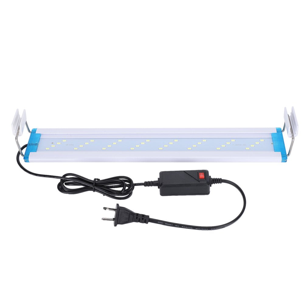 Octpeak Ultra‑Thin Aquarium Light 32 LED Beads Fish Tank White Lighting Lamp Clip‑On US Plug 110V,Aquarium Plant Light,Fish Tank Hood Light Animals & Pet Supplies > Pet Supplies > Fish Supplies > Aquarium Lighting Octpeak   