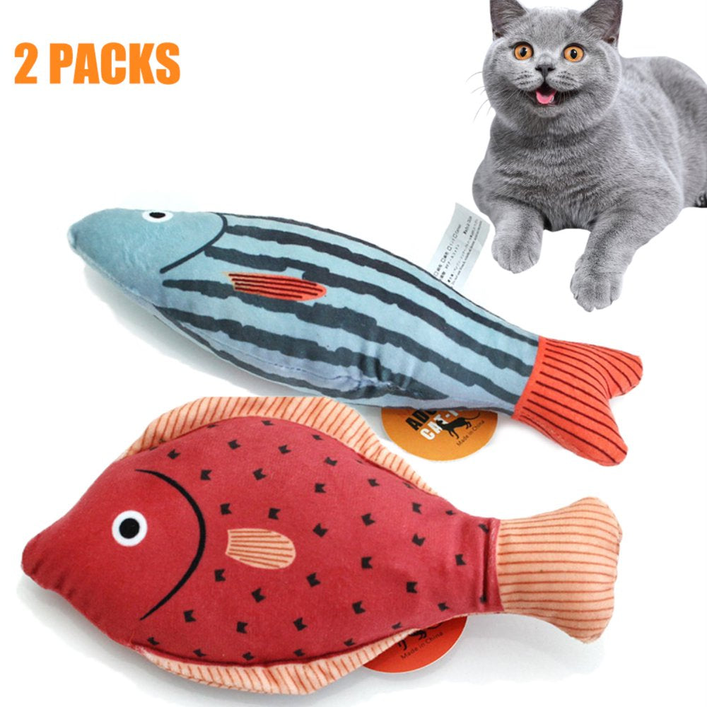 Cats Catnip Toys,Realistic Fish Interactive Toys for Kitty Pets Animals & Pet Supplies > Pet Supplies > Cat Supplies > Cat Litter mumuyuwen D  