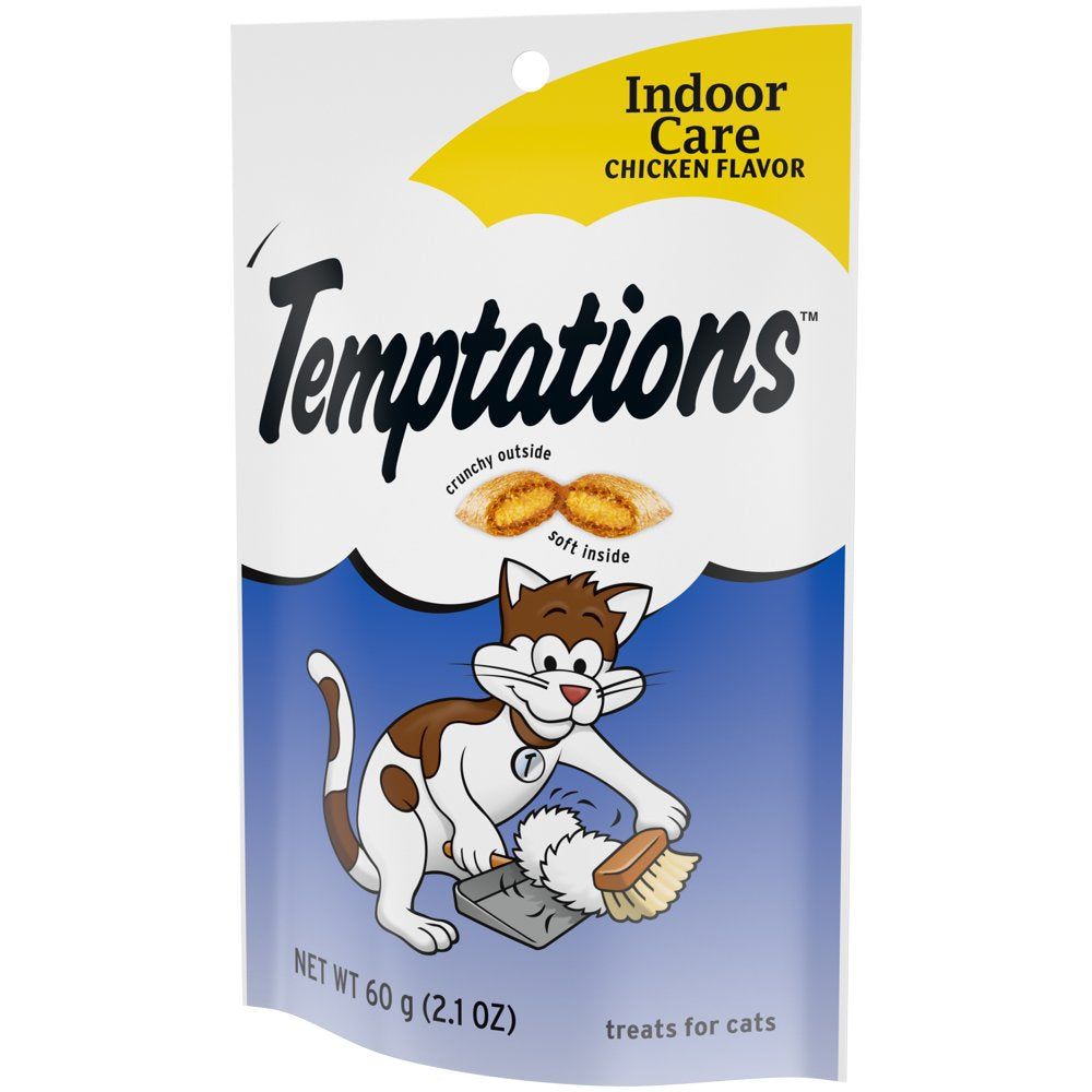 TEMPTATIONS Hairball Control Crunchy and Soft Cat Treats Chicken Flavor, 2.1 Oz. Pouch Animals & Pet Supplies > Pet Supplies > Cat Supplies > Cat Treats Mars Petcare Us   