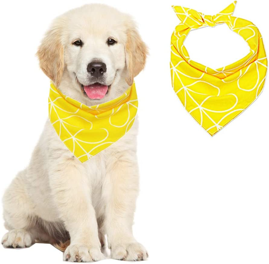 Dog Bandanas – 3 Pcs Washable and Reversible Triangle Bibs Scarfs, Multi Coloured Neckerchief Kerchief for Small&Medium&Large Pet Dogs Cats Animals & Pet Supplies > Pet Supplies > Dog Supplies > Dog Apparel CAROLLIFE   