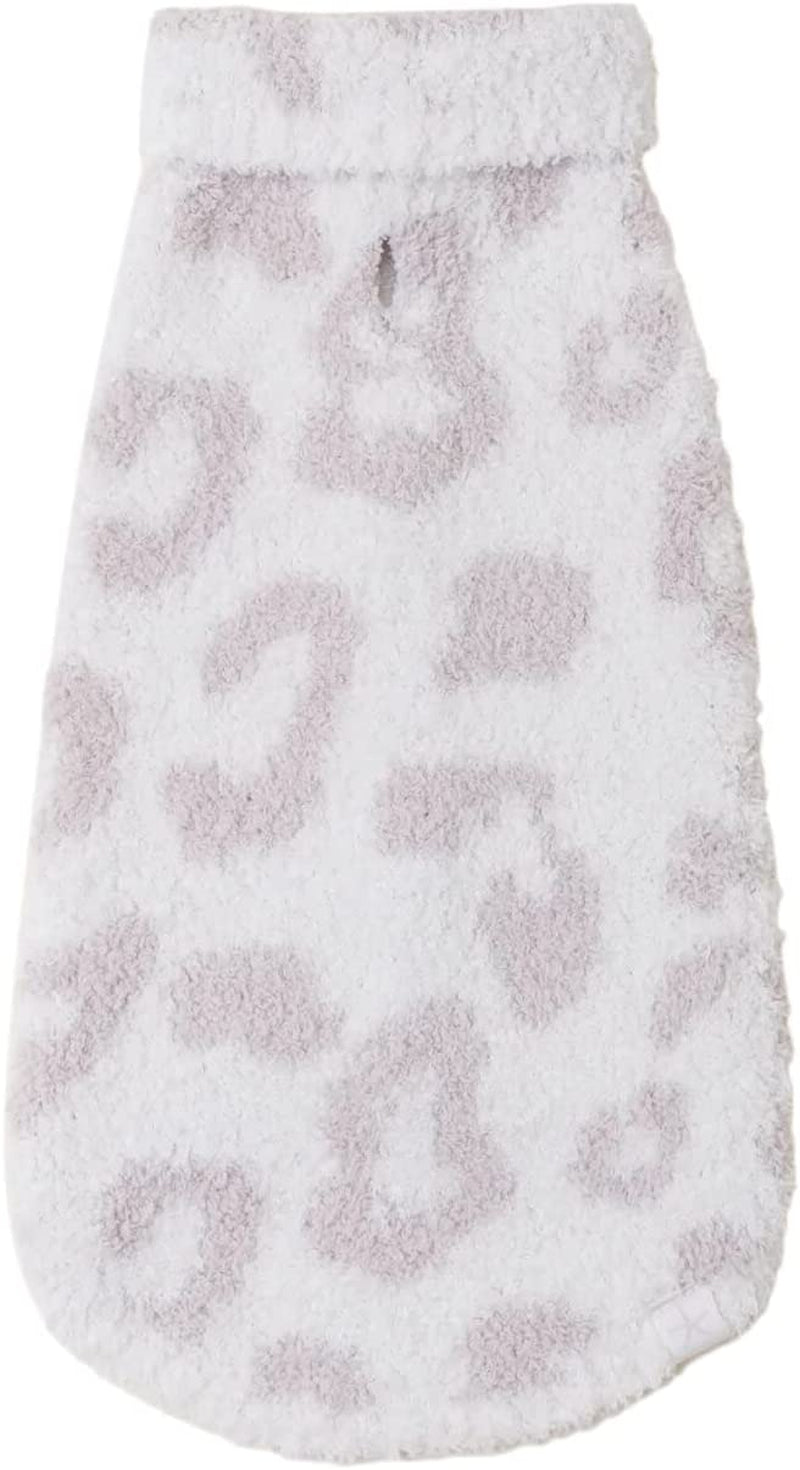 Barefoot Dreams Cozychic® Barefoot in the Wild Pet Sweater, Cream-Stone, Medium Animals & Pet Supplies > Pet Supplies > Dog Supplies > Dog Apparel BAREFOOT DREAMS Cream-Stone X-Small 