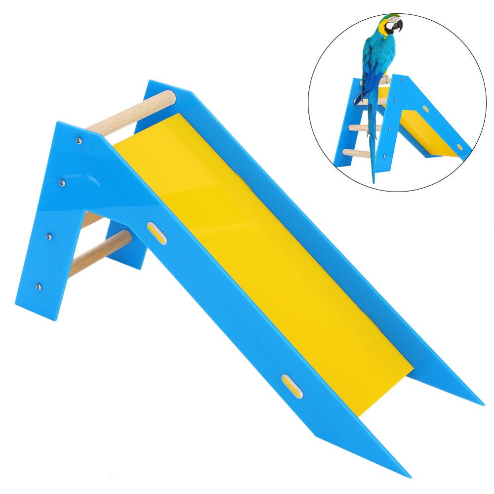 OTVIAP Parrot Climbing Toys, Parrot Climbing Slide Ladder Puzzle Interactive Skill Training Games Bird Toys for Parakeets/Cockatiel/Pappa