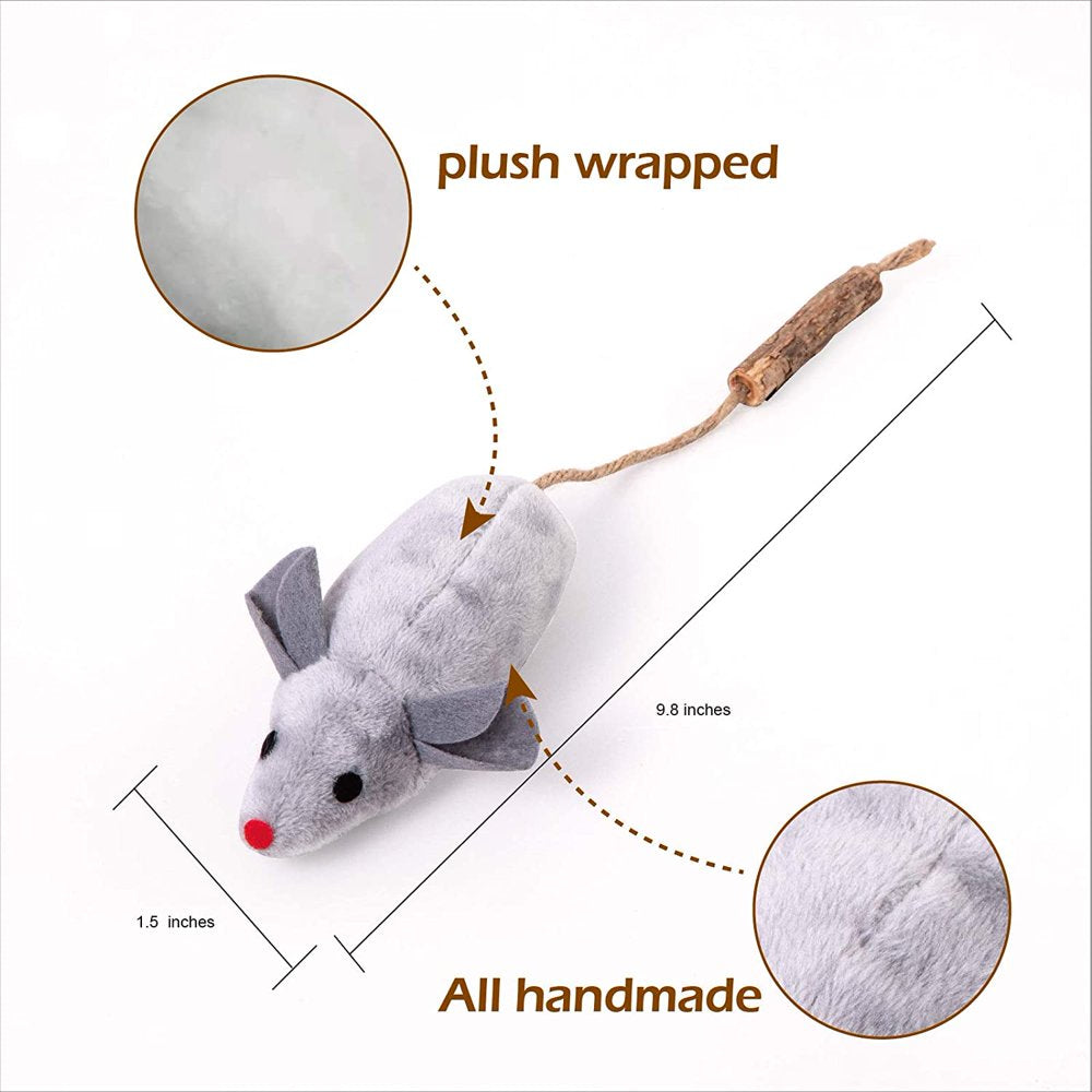 Catnip Cat Toy Plush Chew Mouse Pet Toy Interactive Teeth Clean for Indoor Cats and Kittens 3-Pack Animals & Pet Supplies > Pet Supplies > Cat Supplies > Cat Toys ZhouBian   