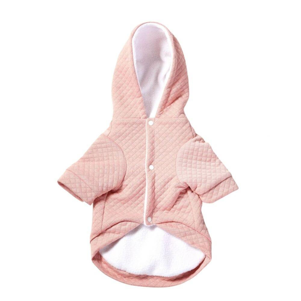 Clearance Dog Clothes Warm Puppy Dog Hoodies Soft Pullover Windproof Pet Coat Jacket for Small Medium Dog Cat Apparel Animals & Pet Supplies > Pet Supplies > Dog Supplies > Dog Apparel Praeter M Pink 