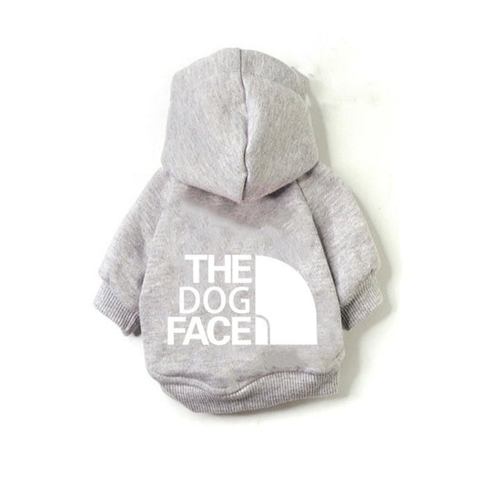 Dog Outfits, Puppy Clothes for Small Puppy XS S M L XL 2XL, the Dog Face, Dog Clothes for Small Dogs, Dog Hoodie Animals & Pet Supplies > Pet Supplies > Dog Supplies > Dog Apparel Powerdelux L Gray 