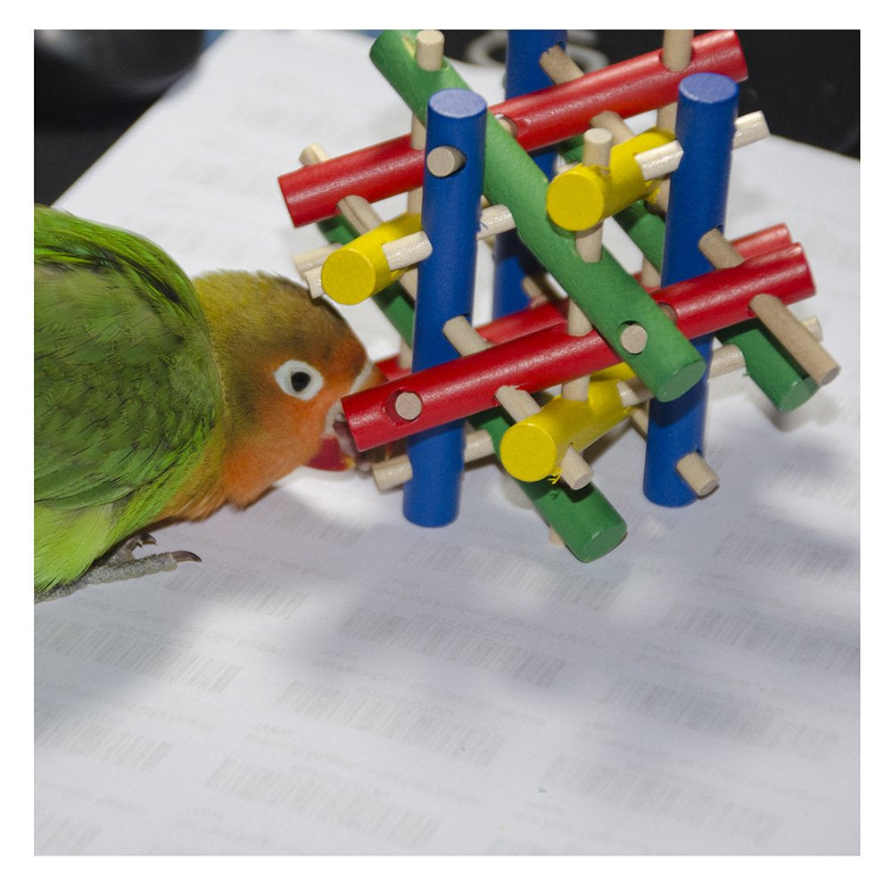 Bird Parrot Chewing Toys，Parrot Chewing Toys for Large Bird Greys Parrots Doves Macaws Cockatoo Wooden Block Toys for Climbing, Chewing, Unraveling and Preening Animals & Pet Supplies > Pet Supplies > Bird Supplies > Bird Toys Ugerlov   