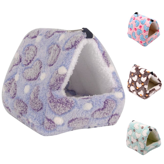 Small Animal Cages Chinchilla Bed Hedgehog Guinea Pig Beds Accessories Cage Toys Bearded Dragon House Hamster Supplies Habitat Bed Ferret Rat 1 Pcs(5.51*4.72 In) Animals & Pet Supplies > Pet Supplies > Small Animal Supplies > Small Animal Habitats & Cages World Bossmission M-5.51*4.72 in Purple Love 