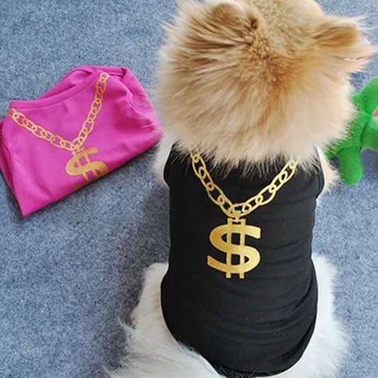 Shulemin Summer Print Pet Puppy Small Dog Cat Pet Clothes Vest T Shirt Apparel,Black Animals & Pet Supplies > Pet Supplies > Cat Supplies > Cat Apparel Shulemin M Black 