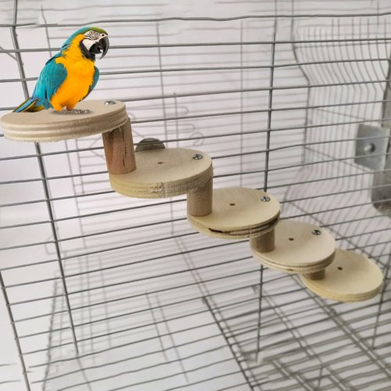 Cheers.Us 1 Set Hamster Ladder High Stability Detachable Solid Climbing Stairs Birds Parrot Exercise Perches Stand,Solid, Compact for Small Animal to Use for Exercise Animals & Pet Supplies > Pet Supplies > Bird Supplies > Bird Ladders & Perches Cheers.US   