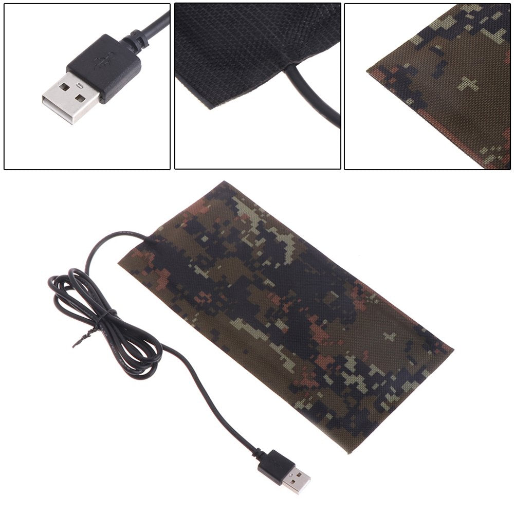 Sorrowso Reptile Heating Pad Hermit Crab Heater Mat Amphibians Heating Mat USB Charging Animals & Pet Supplies > Pet Supplies > Reptile & Amphibian Supplies > Reptile & Amphibian Substrates Sorrowso   