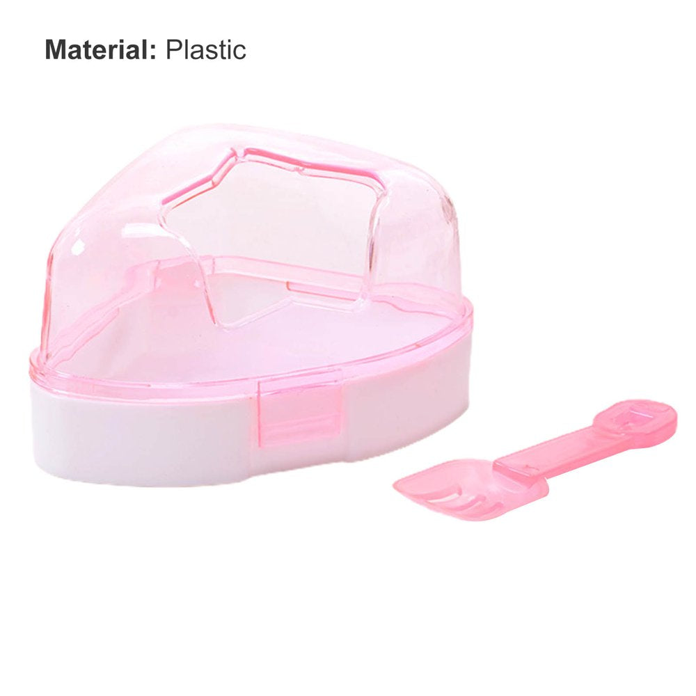 Small Animal Hamster Bathroom with Scoop, Ice Bathtub Accessories Cage Toys, Relax Habitat House, Sleep Pad Nest for Hamster, Food Bowl for Guinea Pigs/Squirrel/Chinchilla Animals & Pet Supplies > Pet Supplies > Small Animal Supplies > Small Animal Habitats & Cages GMMGLT   