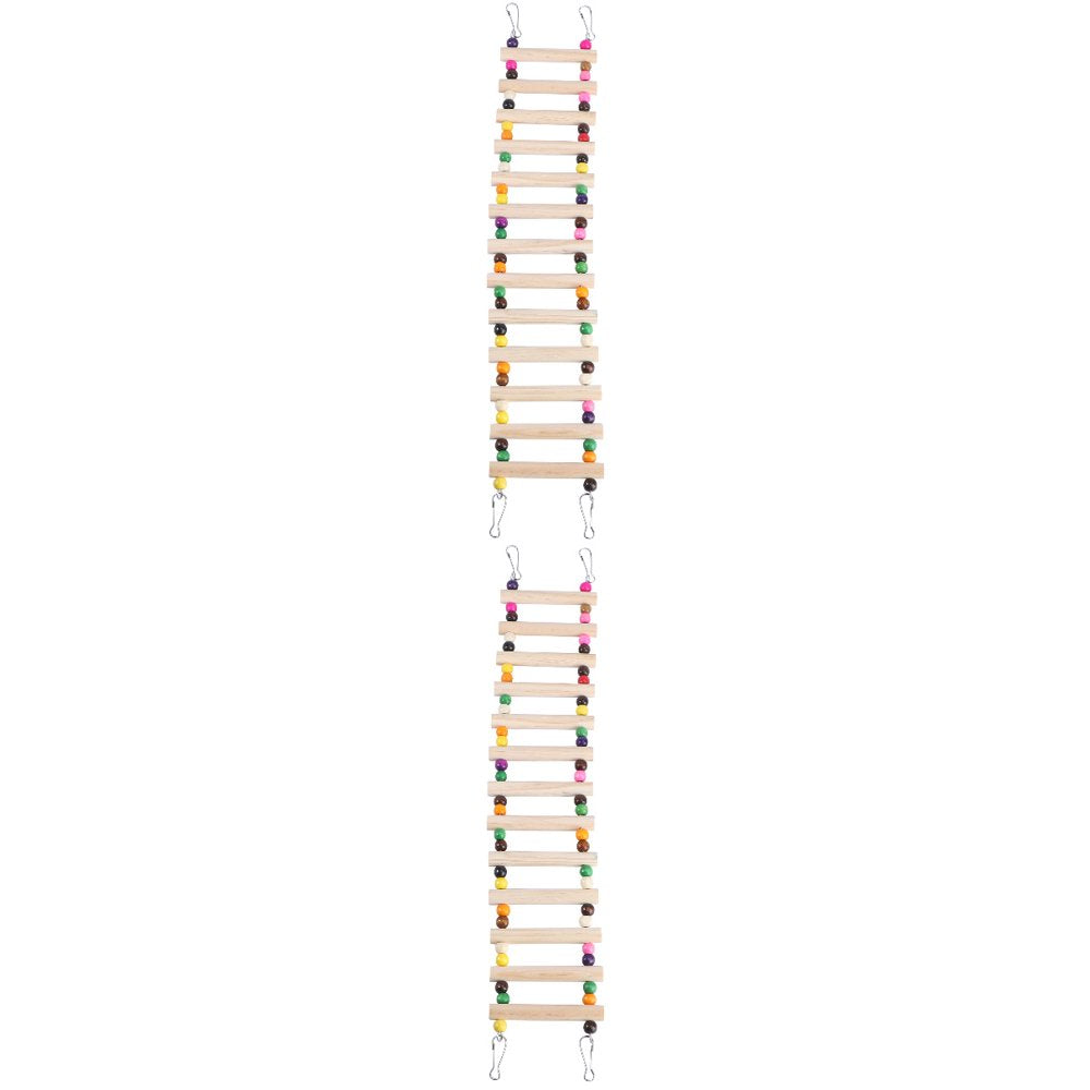 NUOLUX Bird Toys Parrot Large Toys Ladder Birds Cages Parrots Parrots Conures Hanging Perch Foraging African Grey Parakeets Animals & Pet Supplies > Pet Supplies > Bird Supplies > Bird Ladders & Perches NUOLUX   