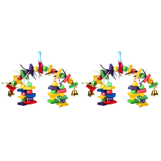 Frcolor Parrot Toys Bird Bite Toys Chewing Toy Tearing Cage Bird Large Plaything String Pet Biting Chew Ball Animals & Pet Supplies > Pet Supplies > Bird Supplies > Bird Toys FRCOLOR   