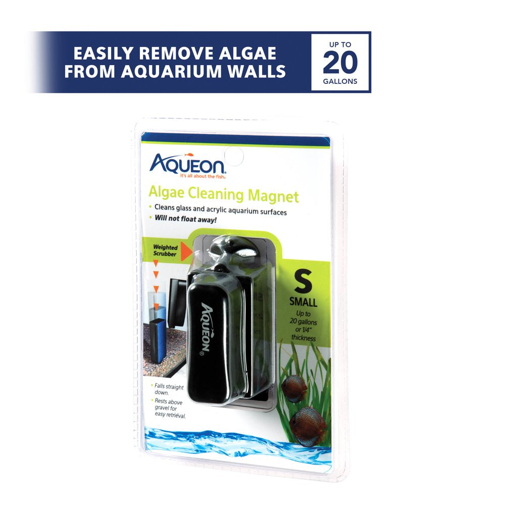 Aqueon Aquarium Algae Cleaning Magnets Glass/Acrylic Small Animals & Pet Supplies > Pet Supplies > Fish Supplies > Aquarium Cleaning Supplies Central Garden and Pet   