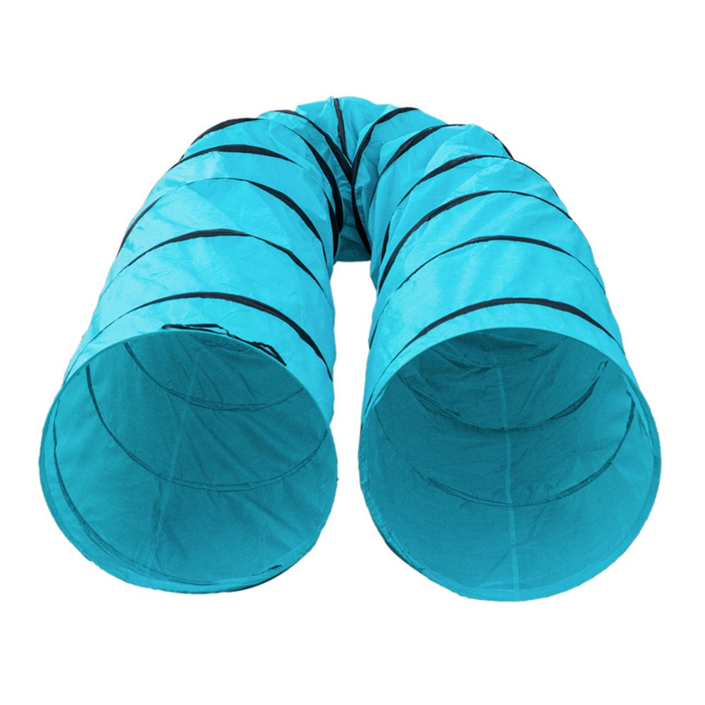 Pefilos 18' Cat Tunnels for Indoor Cats Agility Training Tunnel Pet Dog Play Cat Tunnel for Big Cats Outdoor Obedience Exercise Equipment Cat Tunnel for Cats, Blue Animals & Pet Supplies > Pet Supplies > Dog Supplies > Dog Treadmills Pefilos   