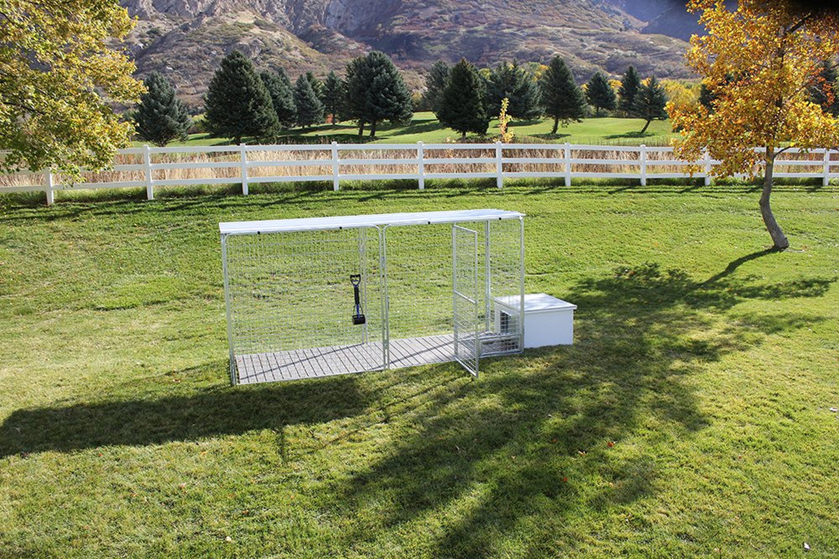 K9 Condo 4' X 12' Ultimate Dog Kennel-Run & Dog House Combination Animals & Pet Supplies > Pet Supplies > Dog Supplies > Dog Houses Cove Products   