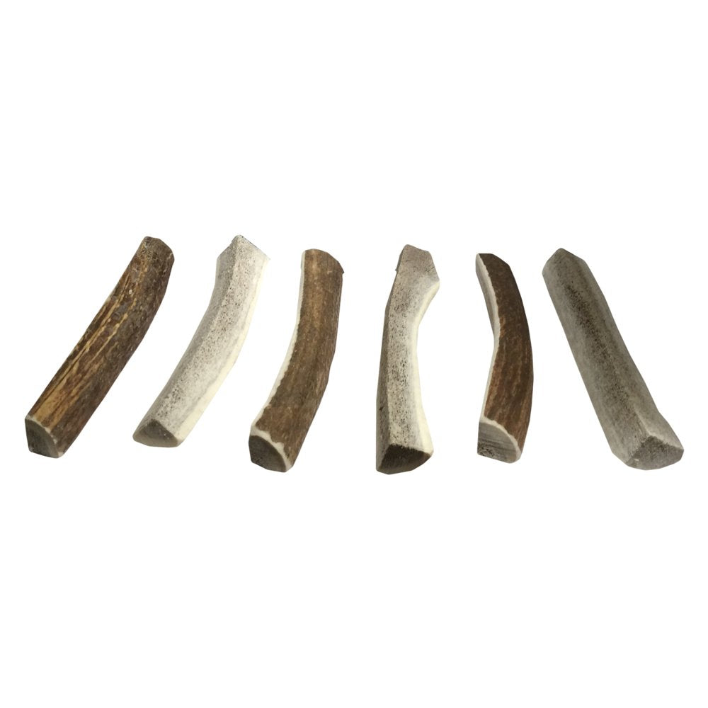 Deluxe Naturals Elk Antler Dog Chew 6-Pack, Medium Split Antlers Animals & Pet Supplies > Pet Supplies > Dog Supplies > Dog Toys Deluxe Naturals   