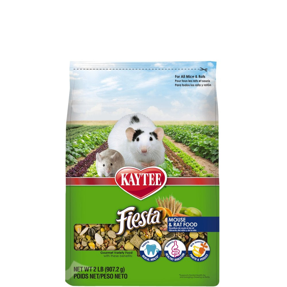 Kaytee Fiesta Mouse and Rat Food 2 Lb Animals & Pet Supplies > Pet Supplies > Small Animal Supplies > Small Animal Food Central Garden and Pet   