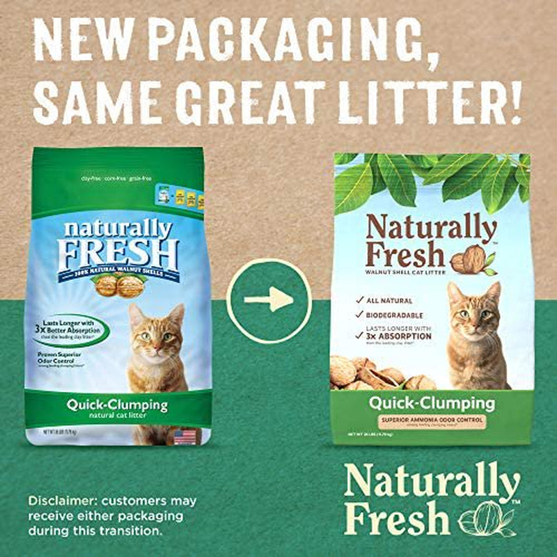 Naturally Fresh Cat Litter - Walnut-Based Quick-Clumping Kitty Litter, Unscented , 26 Lb (23001) Animals & Pet Supplies > Pet Supplies > Cat Supplies > Cat Litter Bolanlay LLC   