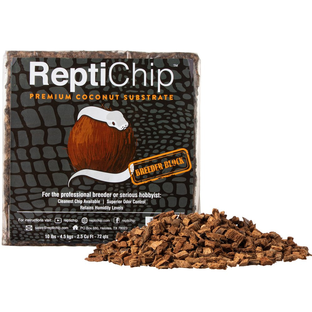 Reptichip Premium Coconut Reptile Substrate, 72 Quarts, Perfect Bedding for Pythons, Boas, Lizards, Amphibians, and Animals Animals & Pet Supplies > Pet Supplies > Fish Supplies > Aquarium Gravel & Substrates ReptiChip   